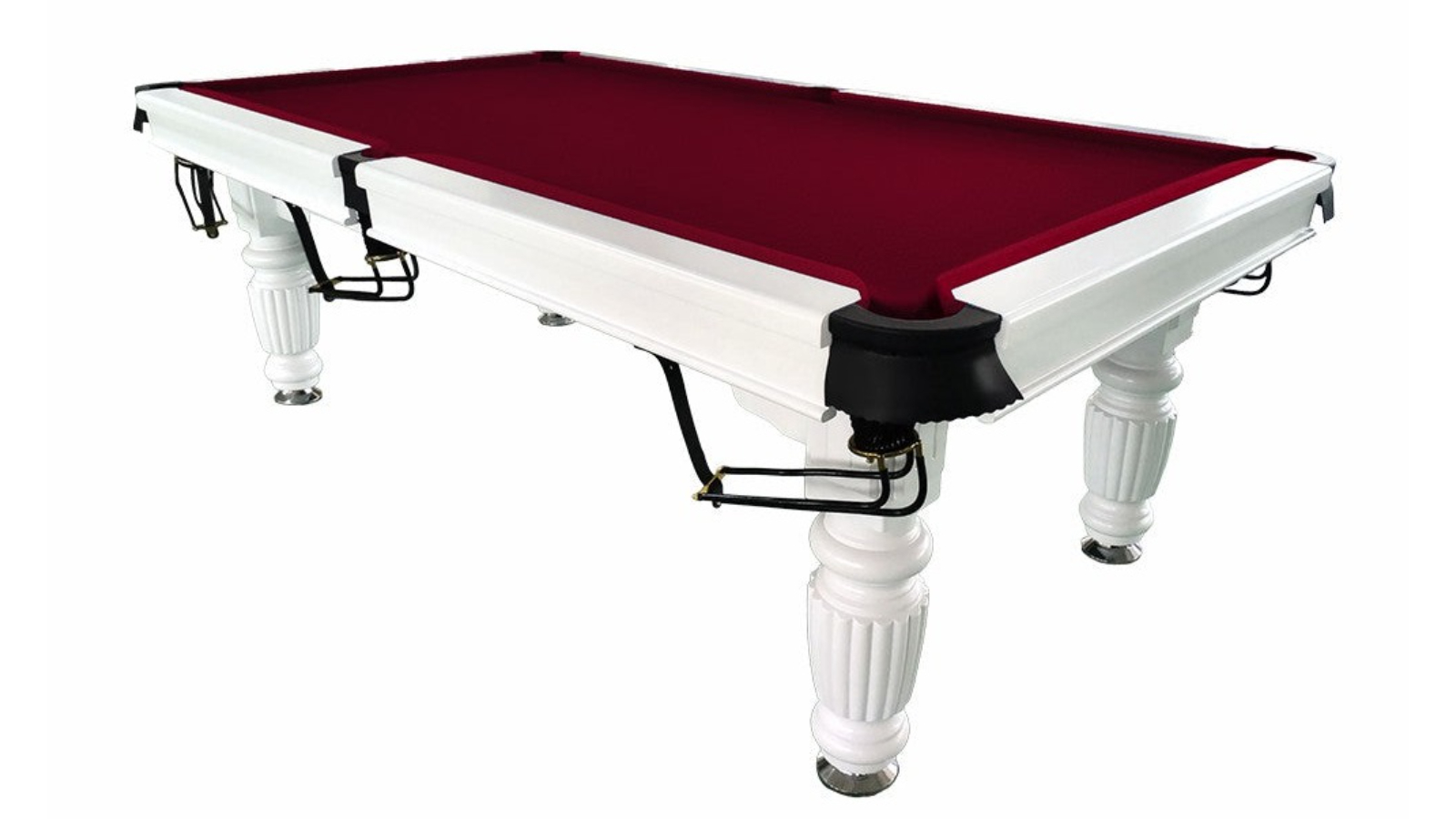 QUESLA 8ft Billiard Table - Burgundy