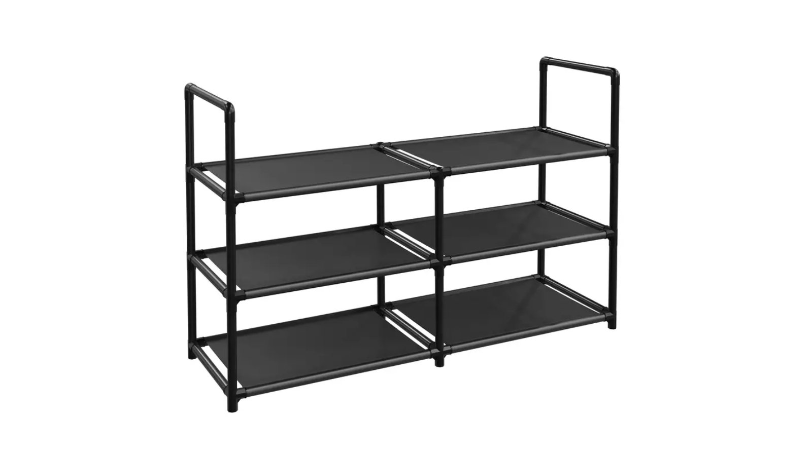 TM Keep Your Entryway Tidy and Stylish with Our 3-Tier Shoe Rack
