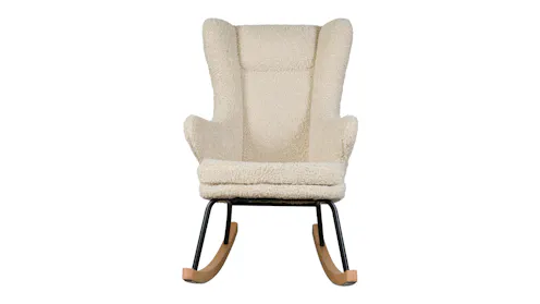 Quax Adult Rocking Chair De Luxe - Sheep Boucle | Harvey Norman