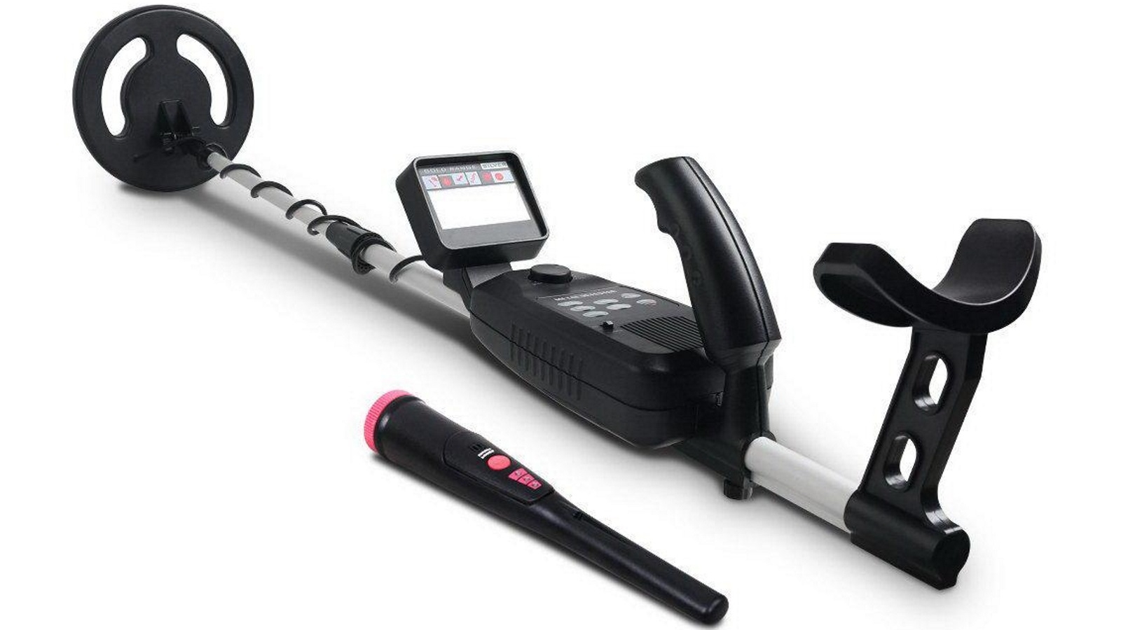 Metal Detector with Pinpointer 18cm - Black