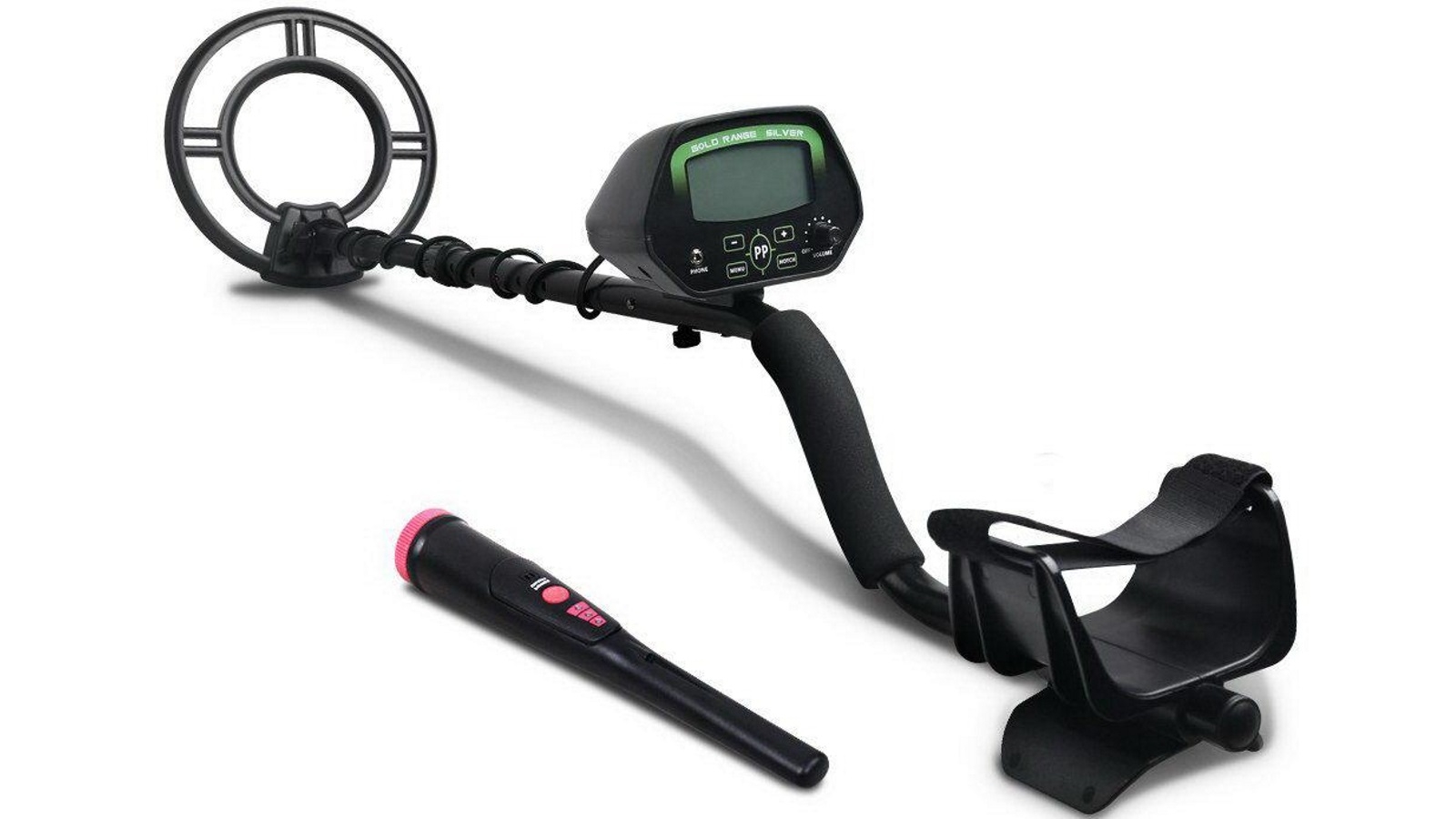 Metal Detector with Pinpointer 22cm - Black