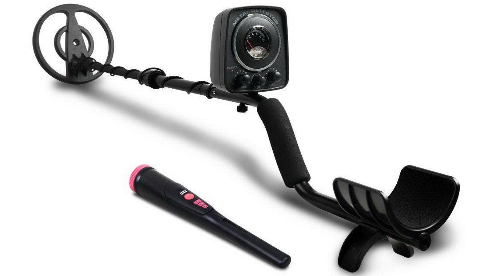 Metal Detector with Pinpointer and LED