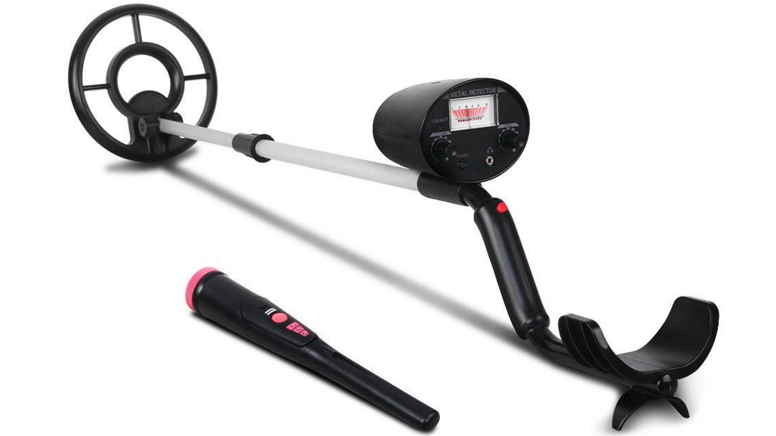 Metal Detector with Pinpointer and Disc