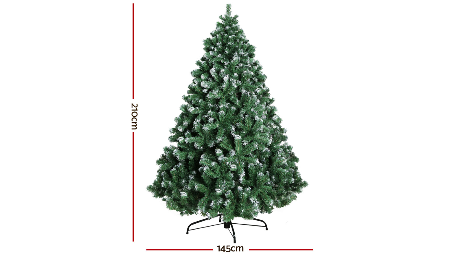 Jingle Jollys 8ft Christmas Snow Tree