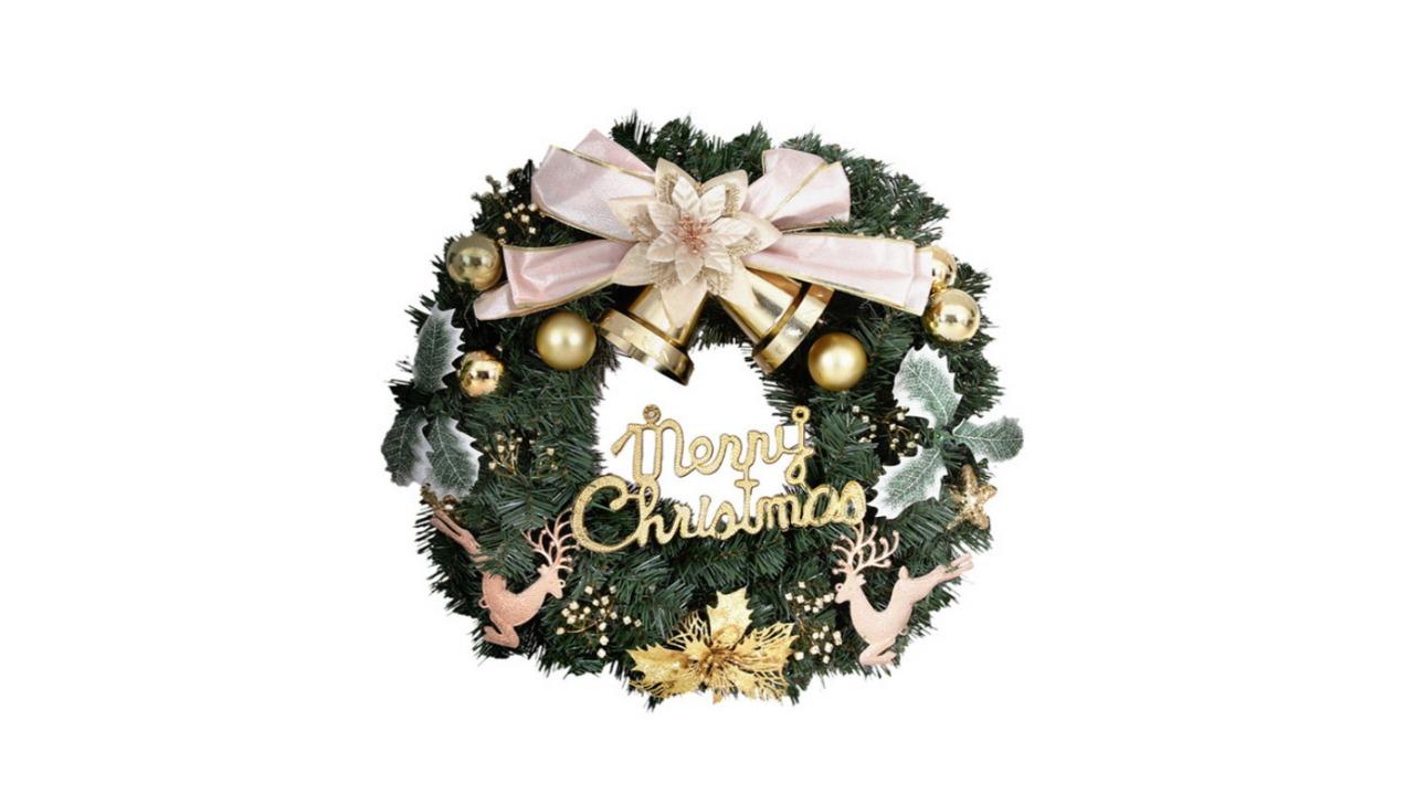 Jingle Jollys Christmas Wreath - 60cm