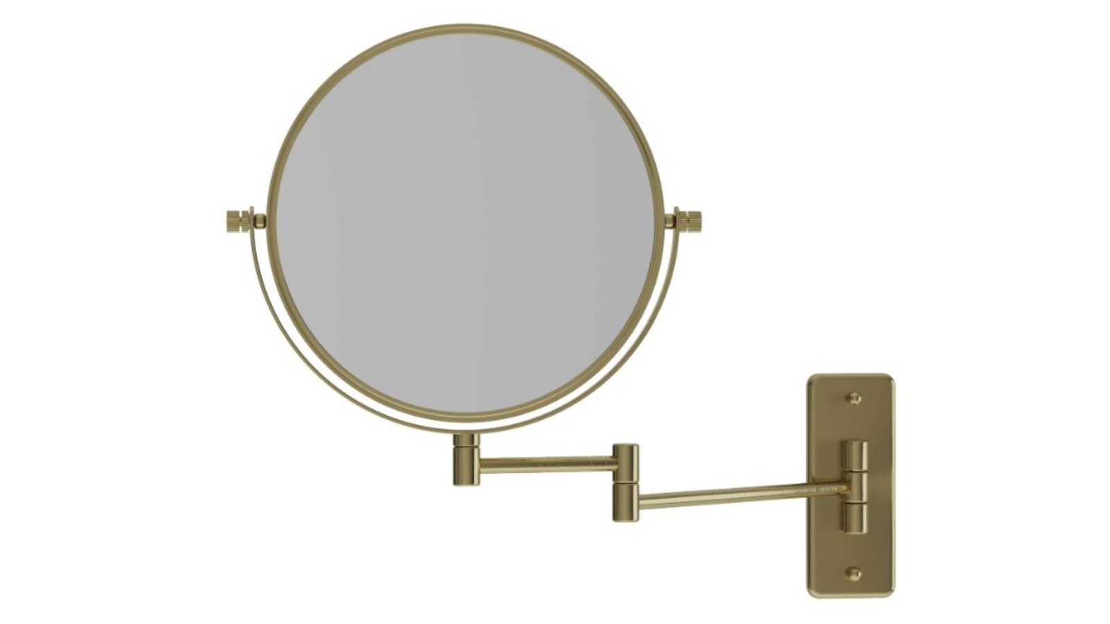 Thermogroup Ablaze 5x Magnification Mirror - Brushed Brass
