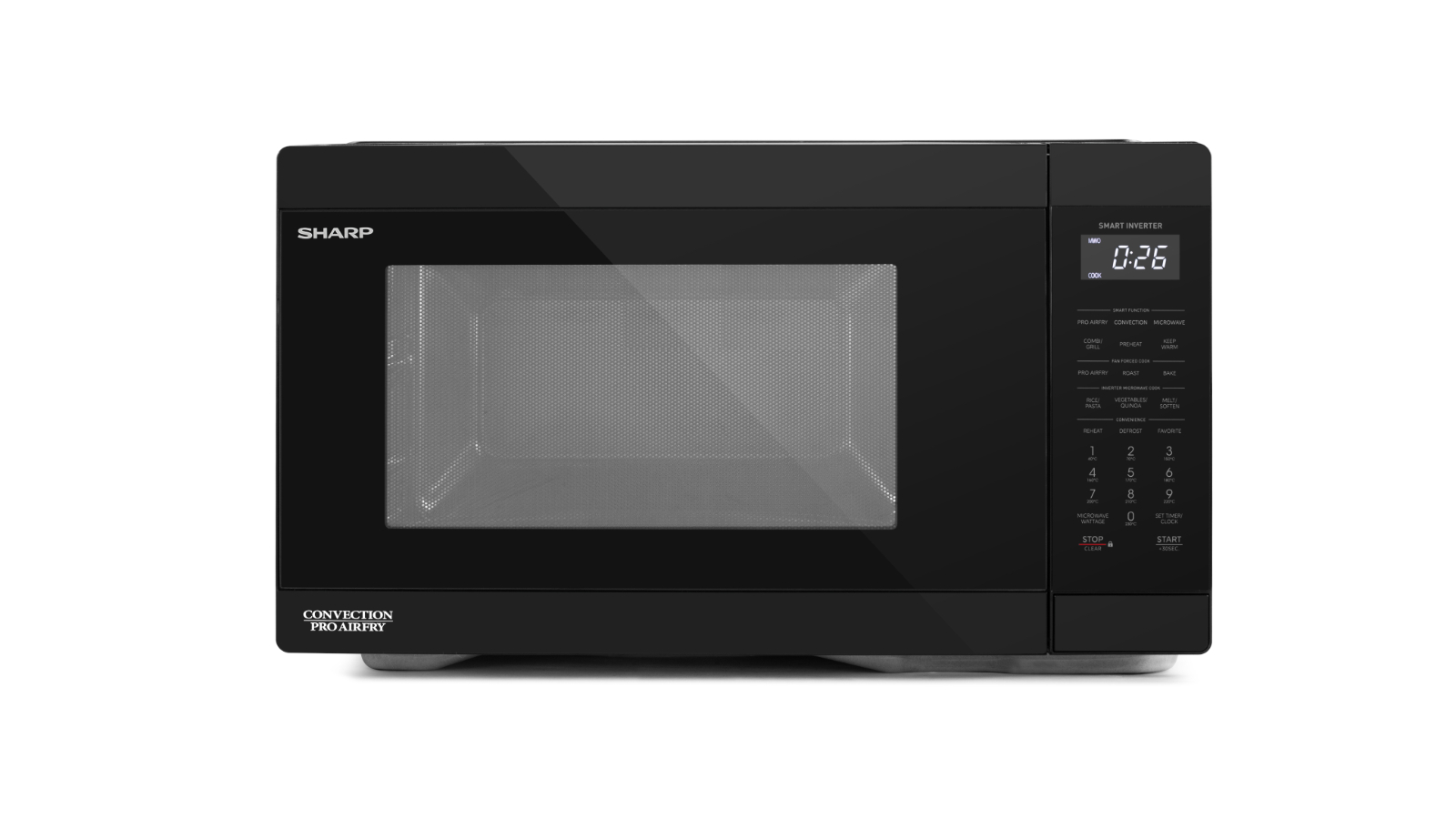 Sharp 26L Pro Airfry Convection Microwave Oven - Black
