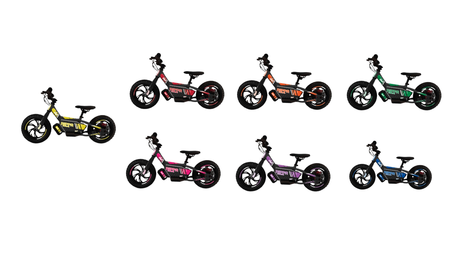 Zippi Electric Rippa 12 E-Drive Kids Balance E-bike
