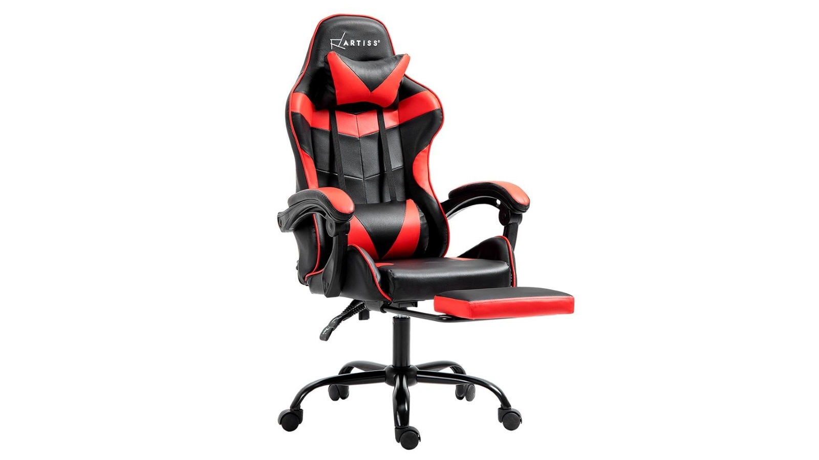 Artiss Gaming Computer Chair Recliner - Red