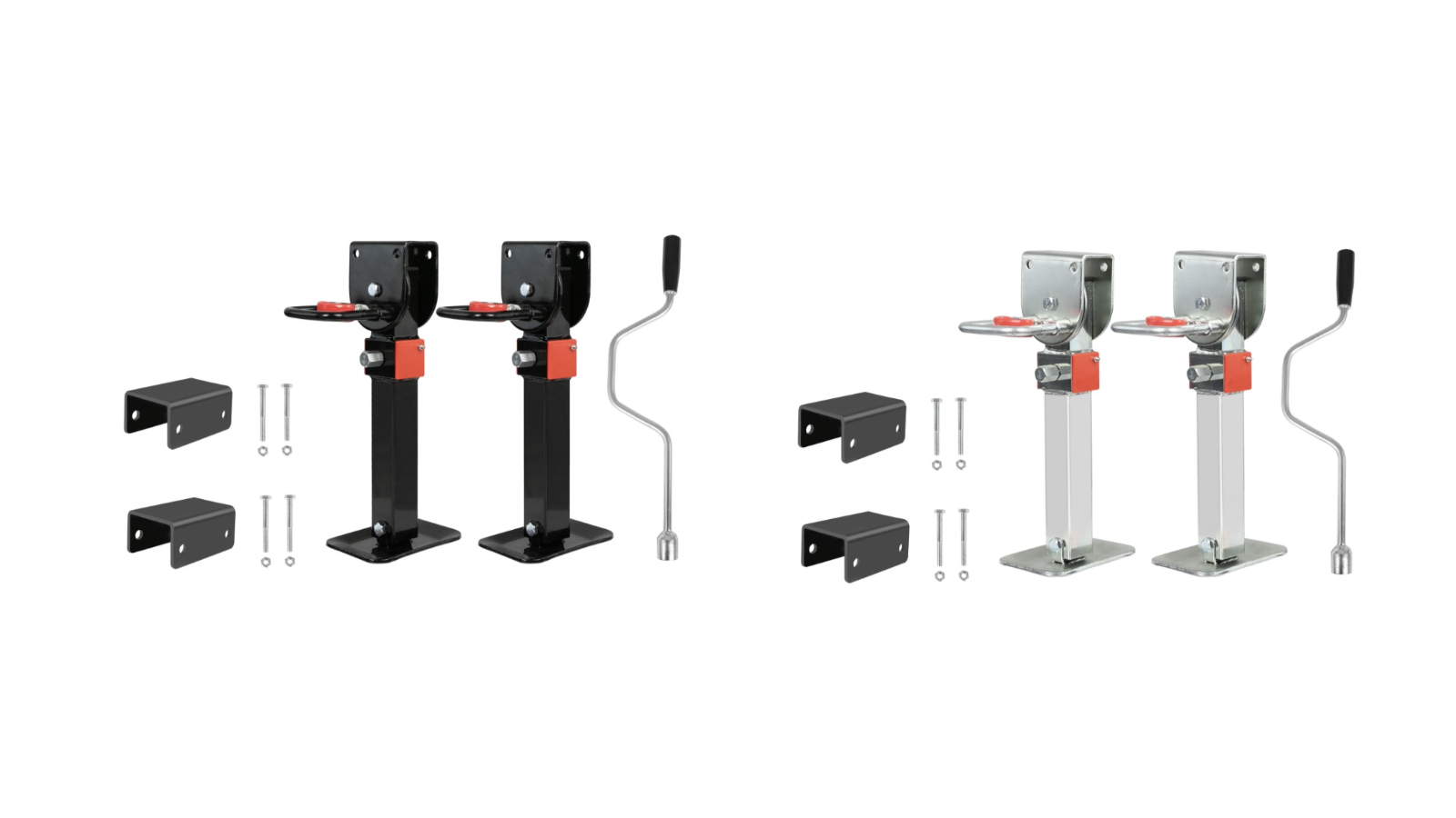 Manan 2 Piece 41 - 54.5cm Caravan Trailer Steel Steady Leg