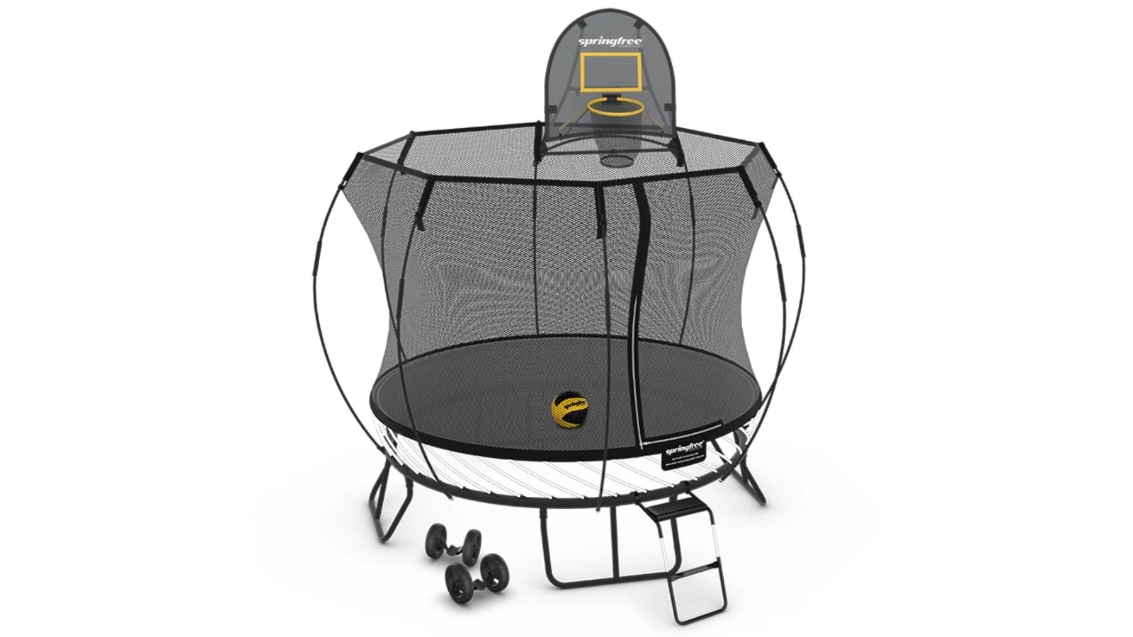 Springfree Compact Round Trampoline 8 ft Moving Bundle