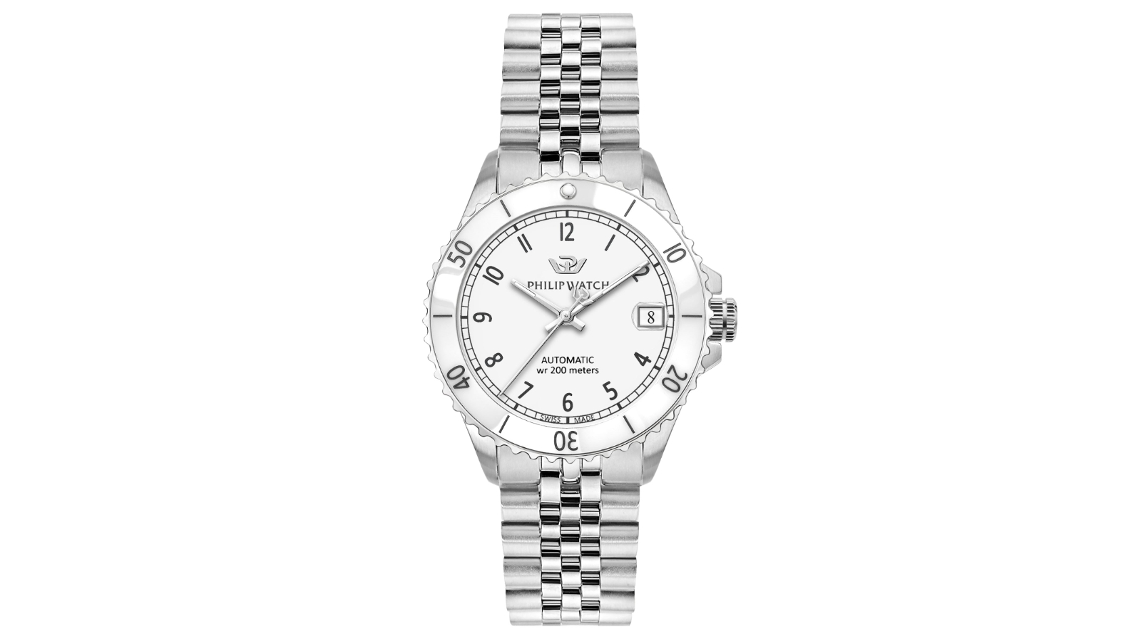 Philip Watch Caribe Diving Swiss Made - Silver