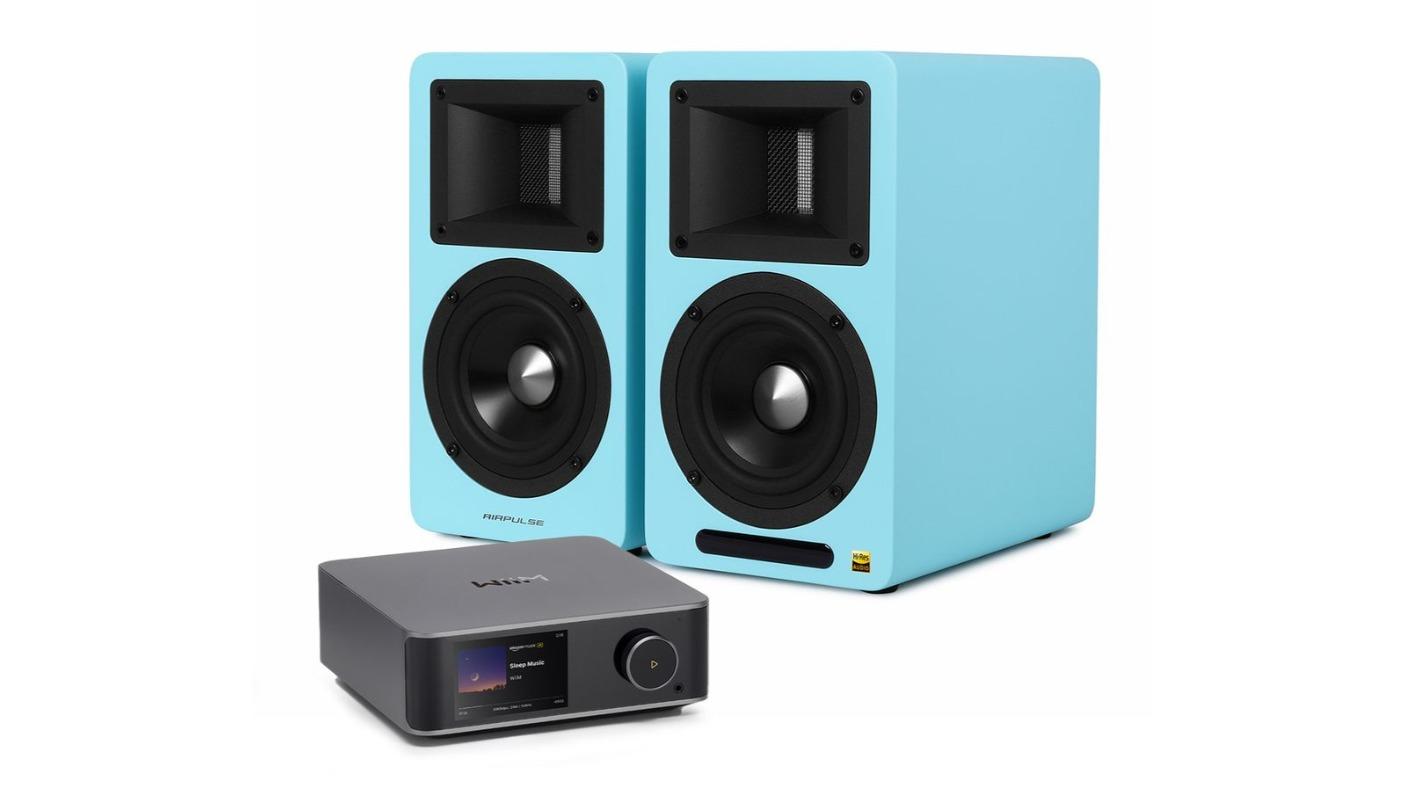 Airpulse WiiM Ultra A80 Active Stereo System - Blue