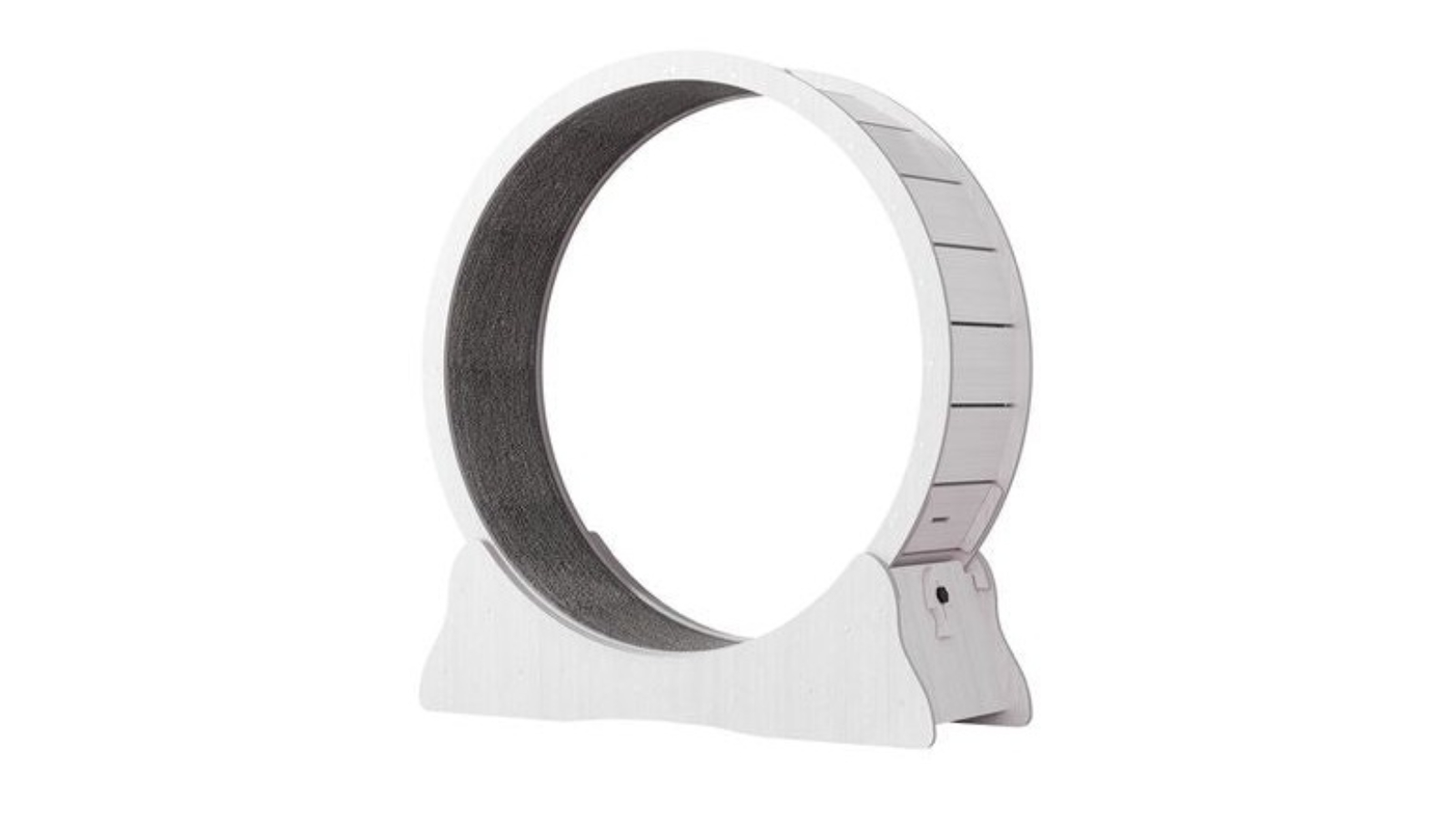 Topet White Board Cat Running Wheel Exerciser Scratcher