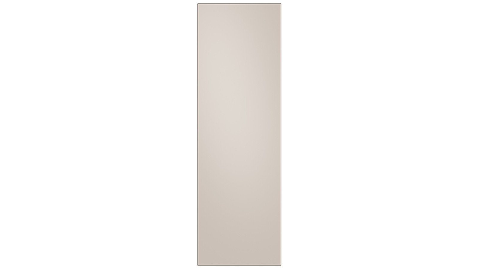 Samsung Bespoke Single Door Panel - Glass Finish Satin Beige