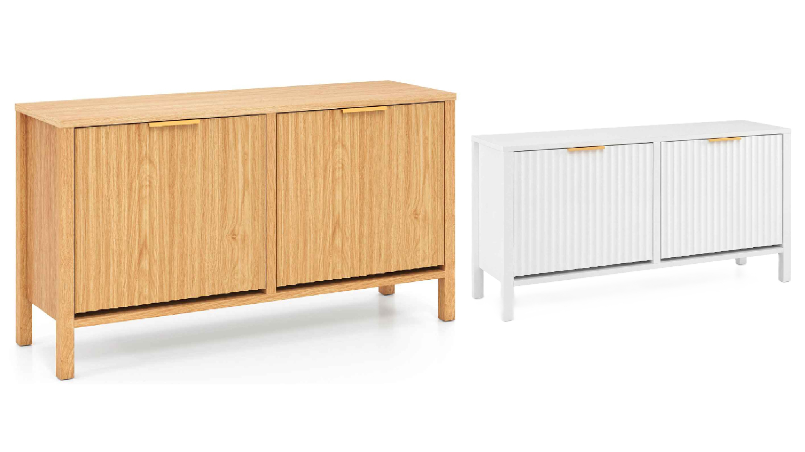 Costway Modern Shoe Storage with 2-Flip Drawer