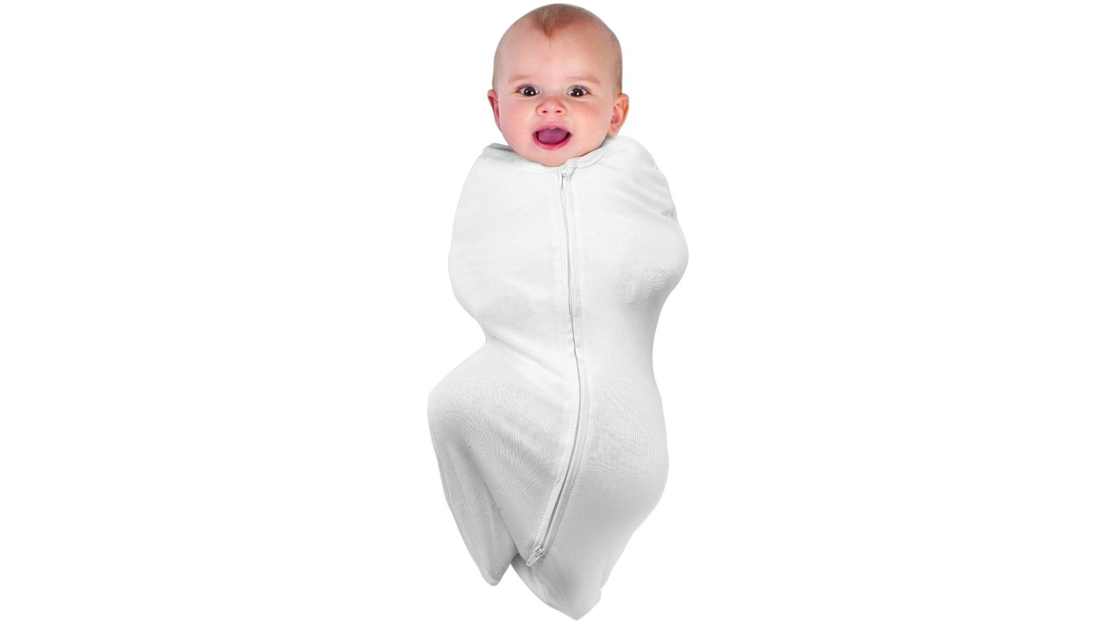 BabyStudio 0-3 Months Bamboo from Viscose Swaddlepouch - Bright White