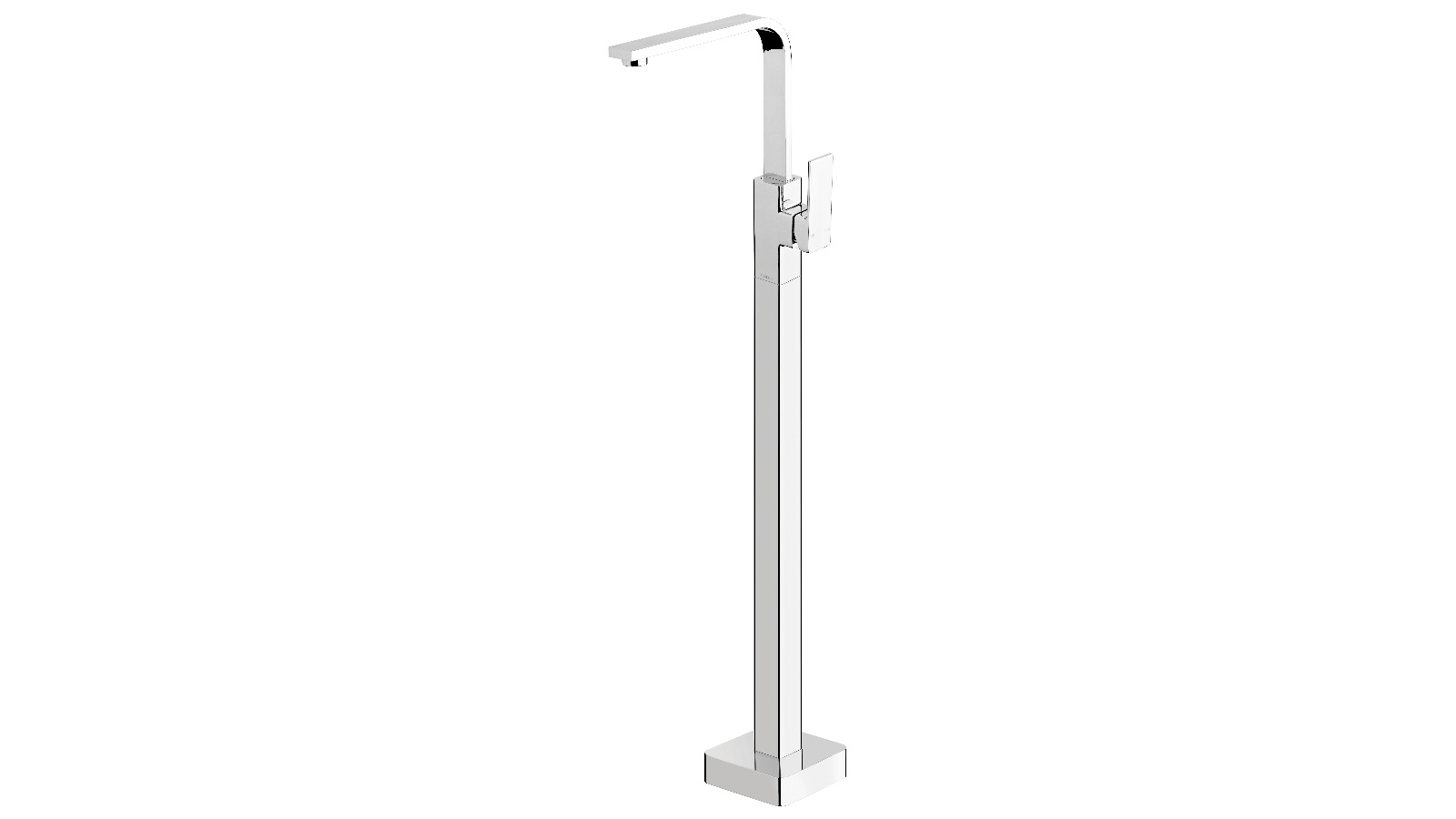 Phoenix Radii Floor Mounted Bath Mixer  - Chrome