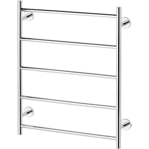 Phoenix Radii Round Plate 550x740mm Towel Ladder - Chrome