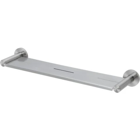 Phoenix Radii Shower Shelf Round Plate - Stainless Steel