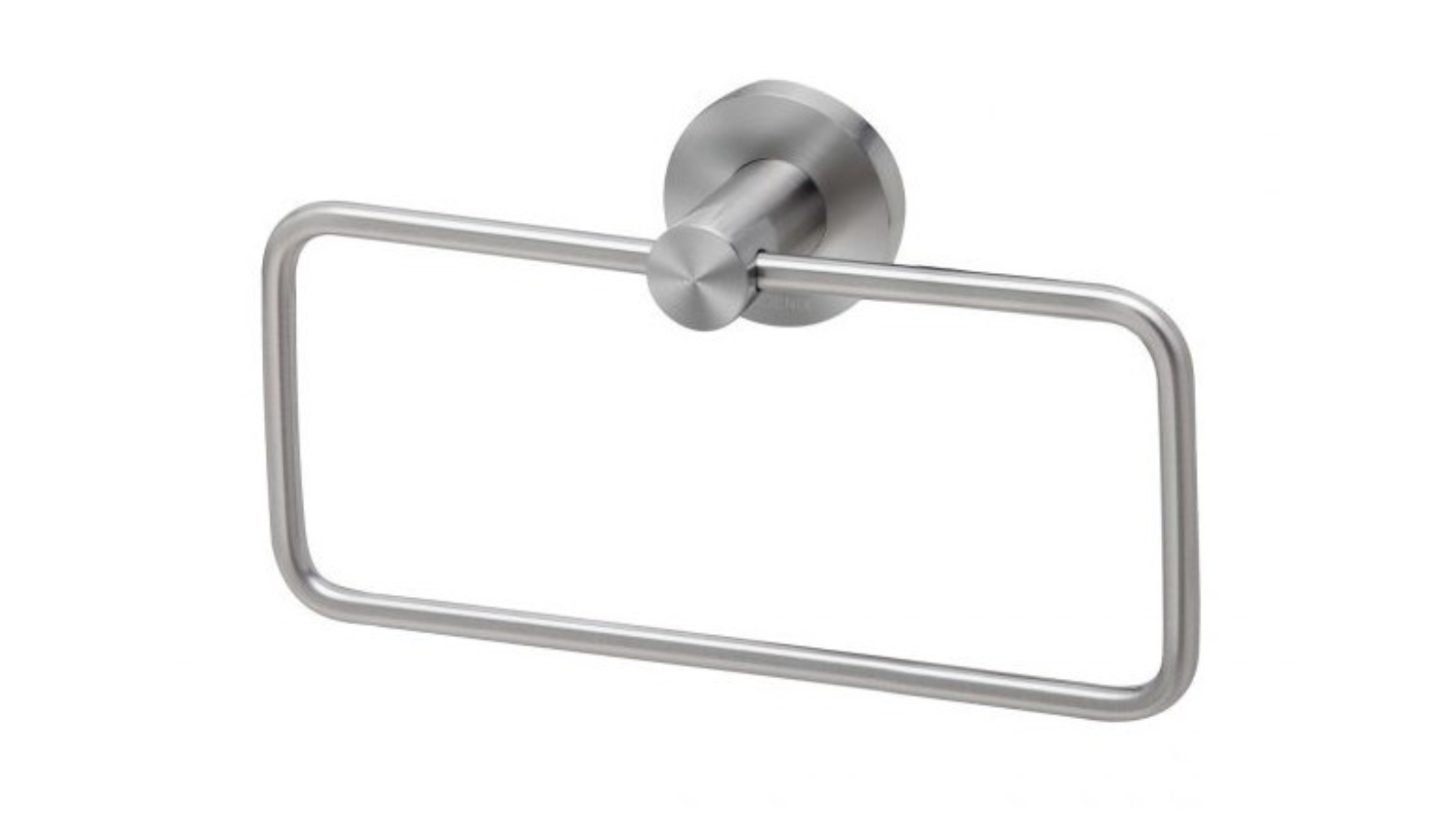 Phoenix Radii Hand Towel Holder Round Plate - Stainless Steel 