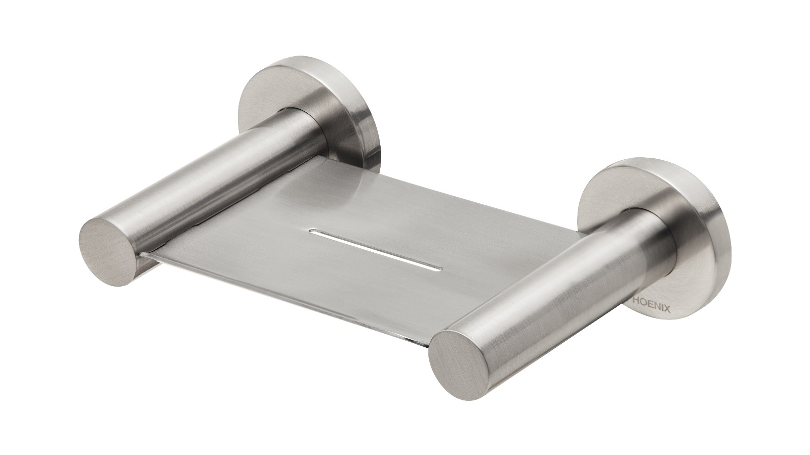 Phoenix Radii Round Plate Soap Dish - Brushed Nickel