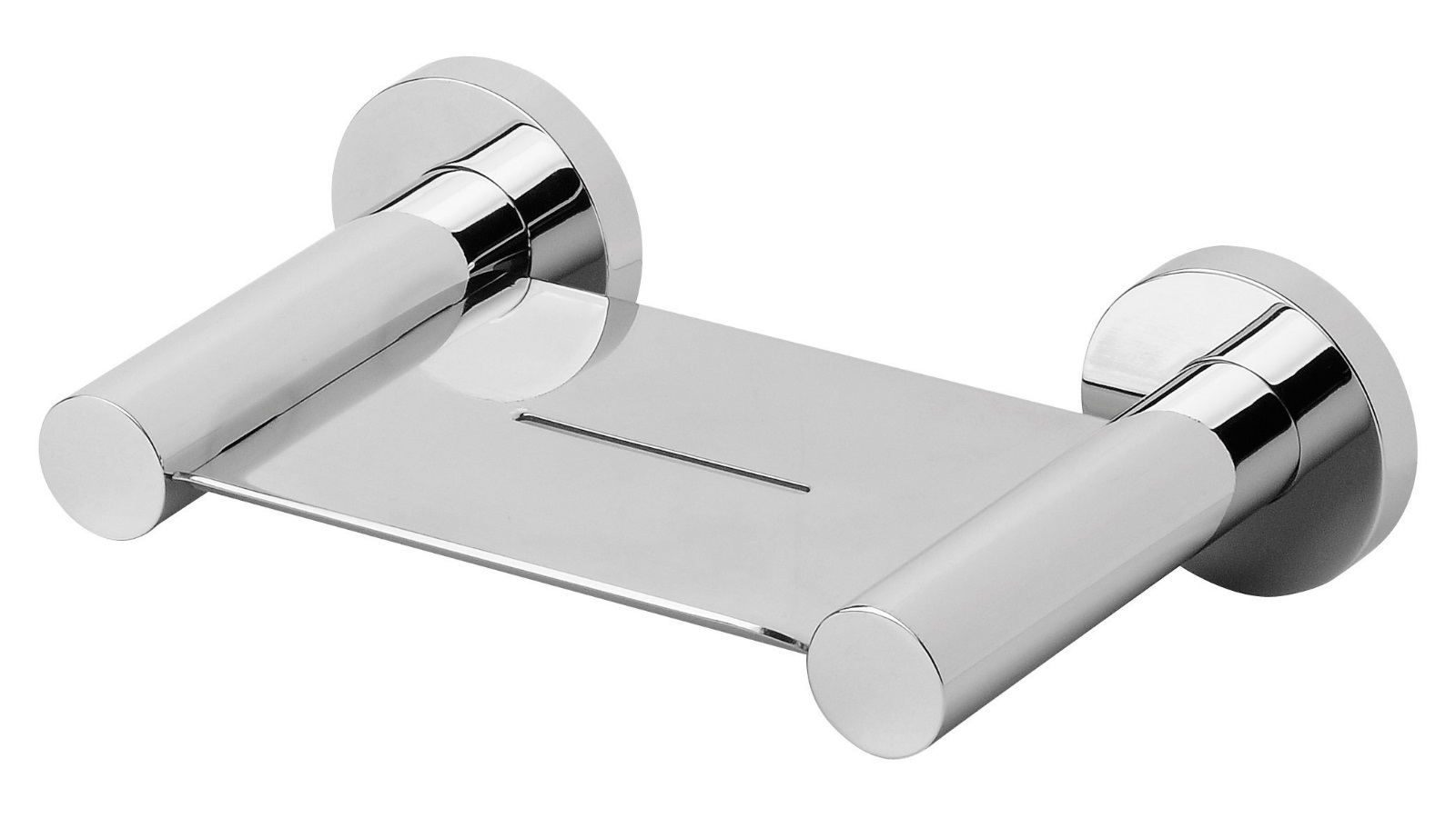 Phoenix Radii Round Plate Soap Dish - Chrome