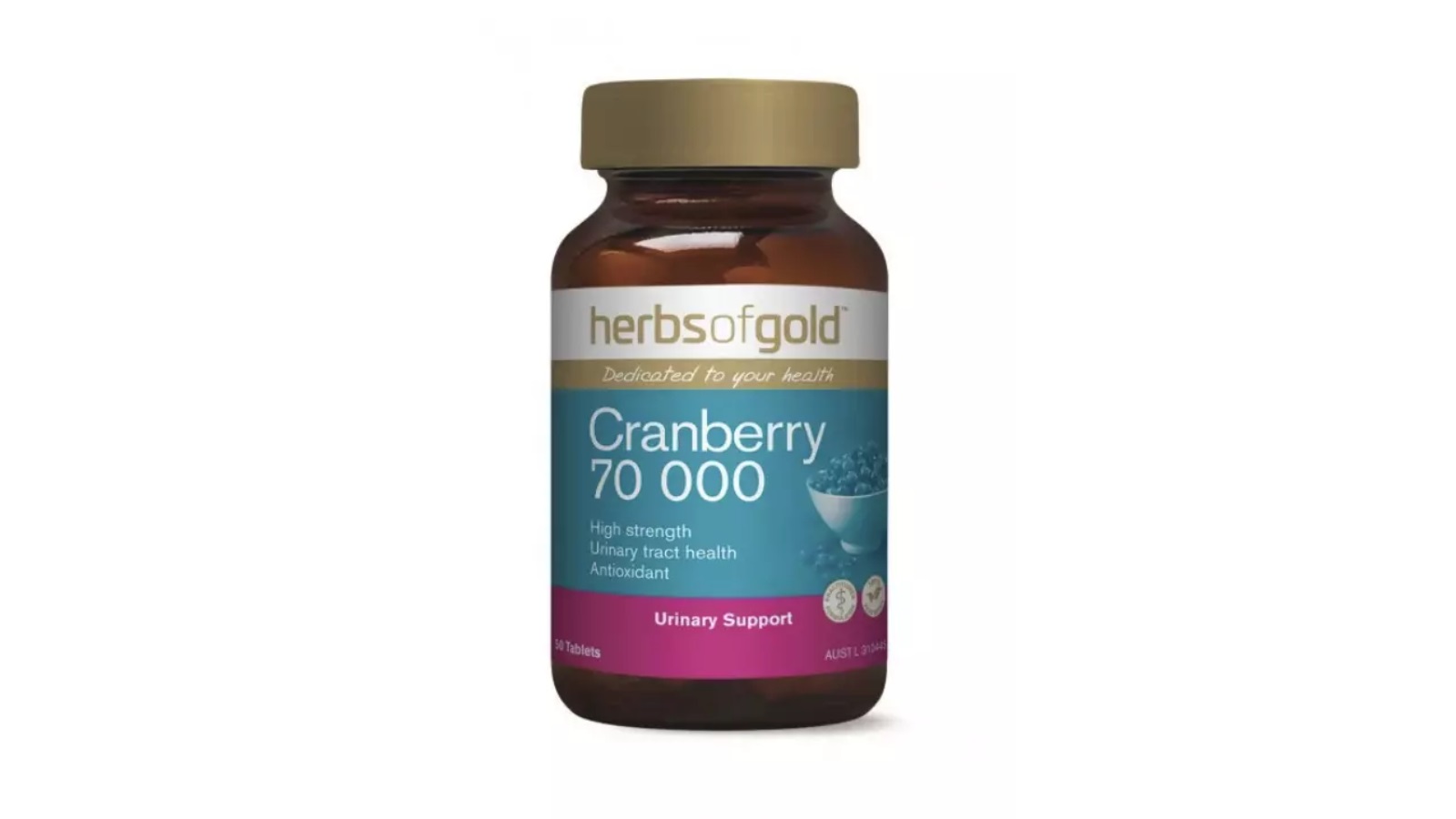 Herbs of Gold Cranberry 70000 - 50 Tablet