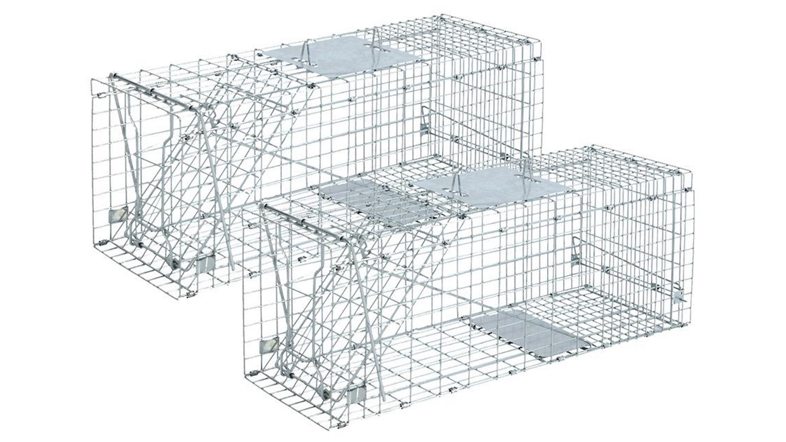 Gardeon 66 x 23 x 25cm Humane Animal Trap Cage - Set of 2