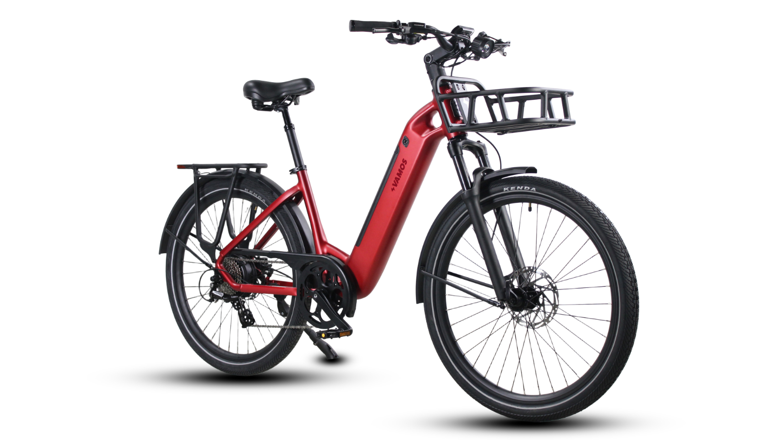 Vamos Bikes 27.5inch Rapido Daily Commuter E-Bike - Red