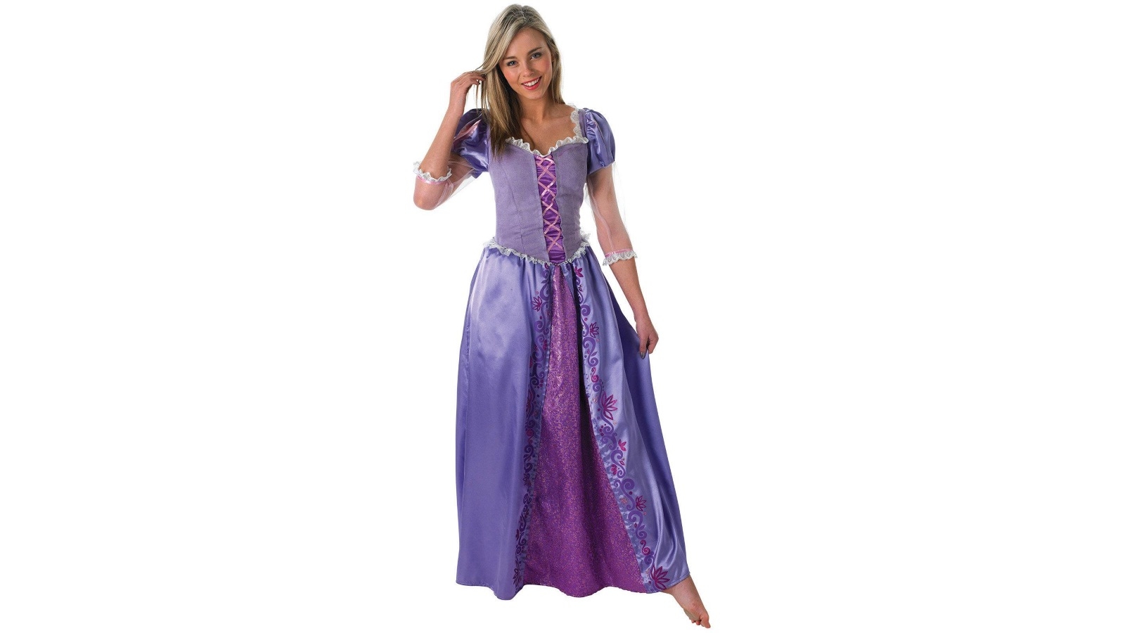 Ball Gown Rapunzel Outfit Adults Tangled Dress P144 Tangled