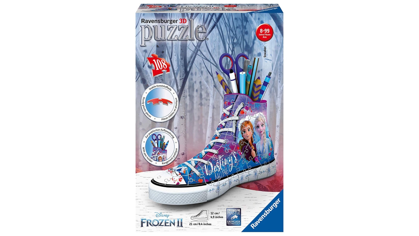 Ravensburger - Frozen 2 - 3D Sneaker 108 pieces Piece Jigsaw Puzzle Rb121212