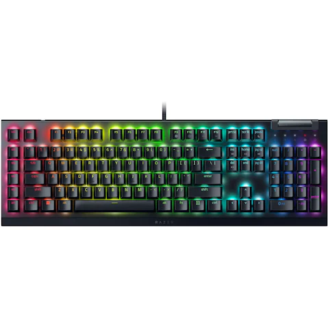 Razer BlackWidow V4 X Mechanical Gaming Keyboard with Green Switch