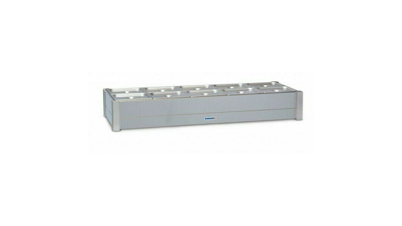 Roband 10 x 1/2 Size Pan Double Row Hot Bain Marie