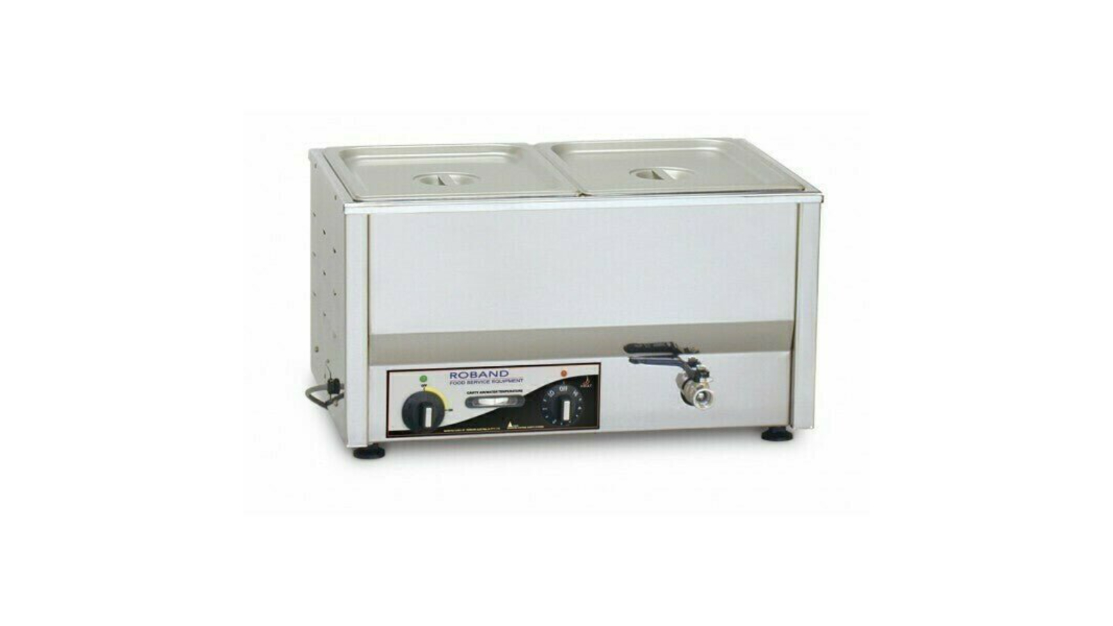 Roband 2 x 1/2 Size Pans Counter Top Bain Marie - 10cm