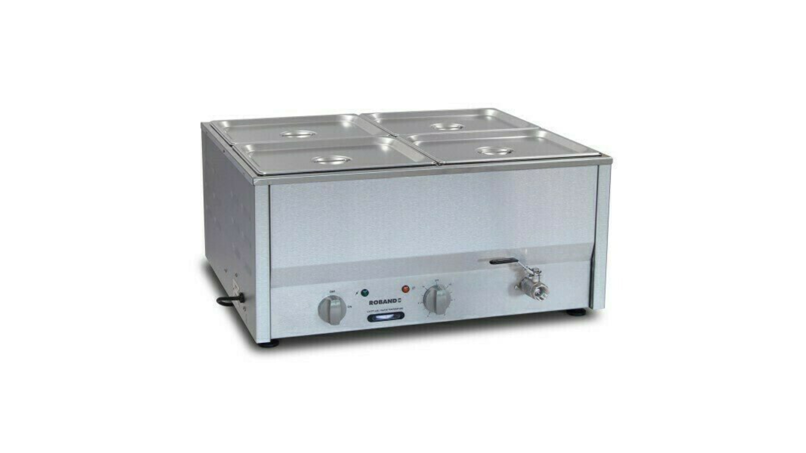 Roband 4 x 1/2 Size Pans Counter Top Bain Marie - 10cm