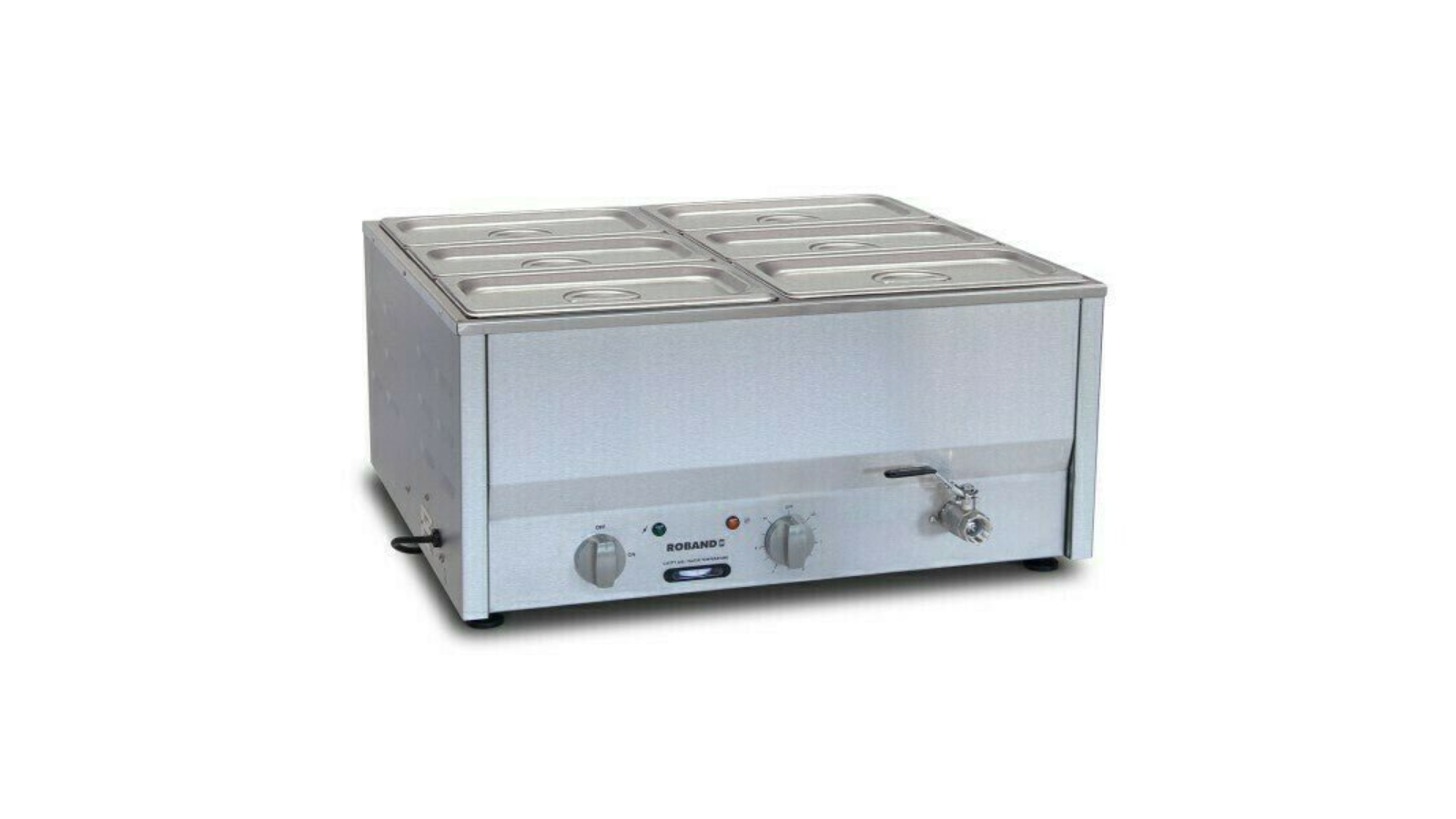 Roband 6 x 1/3 Size Pans Counter Top Bain Marie - 10cm