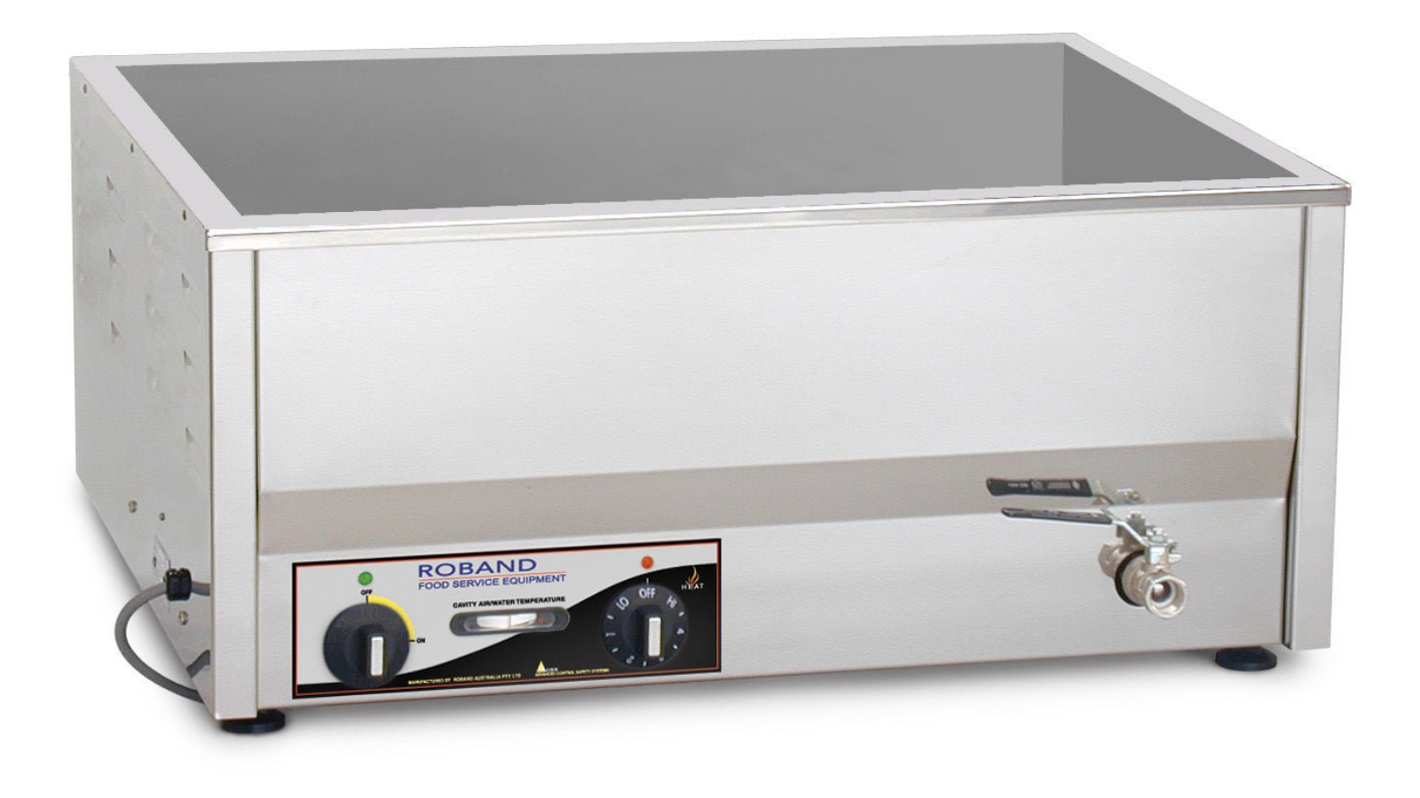 Roband 4 x 1/2 Size Counter Top Bain Marie No Pans with thermostat