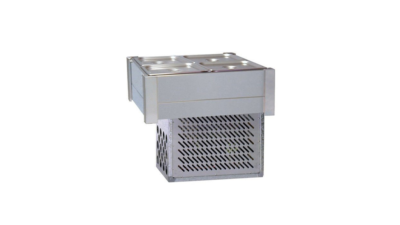 Roband 4 x 1/2 Size Double Row Refrigerated Bain Marie without Pan