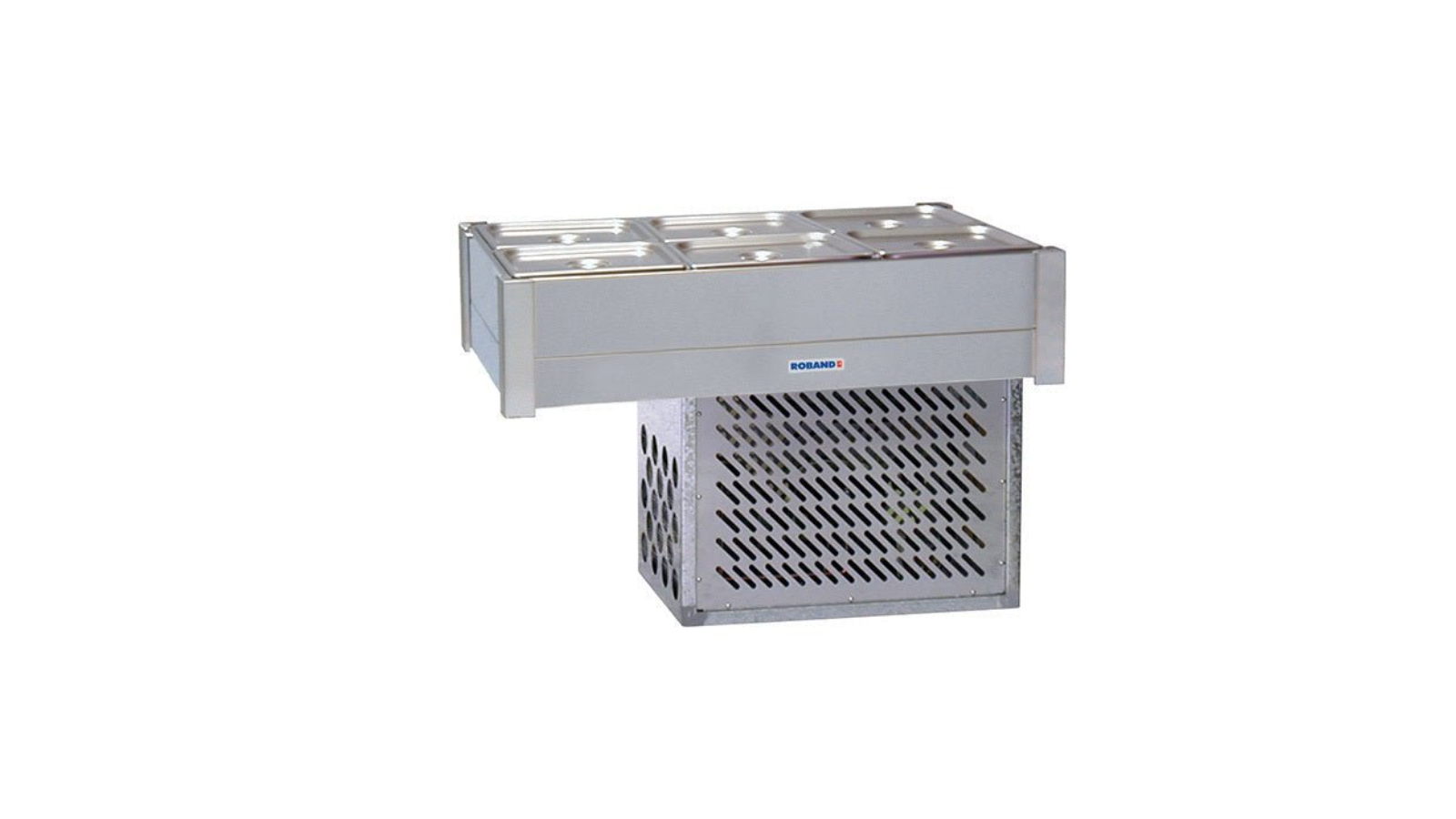 Roband 6 x 1/2 Size Double Row Refrigerated Bain Marie without Pan