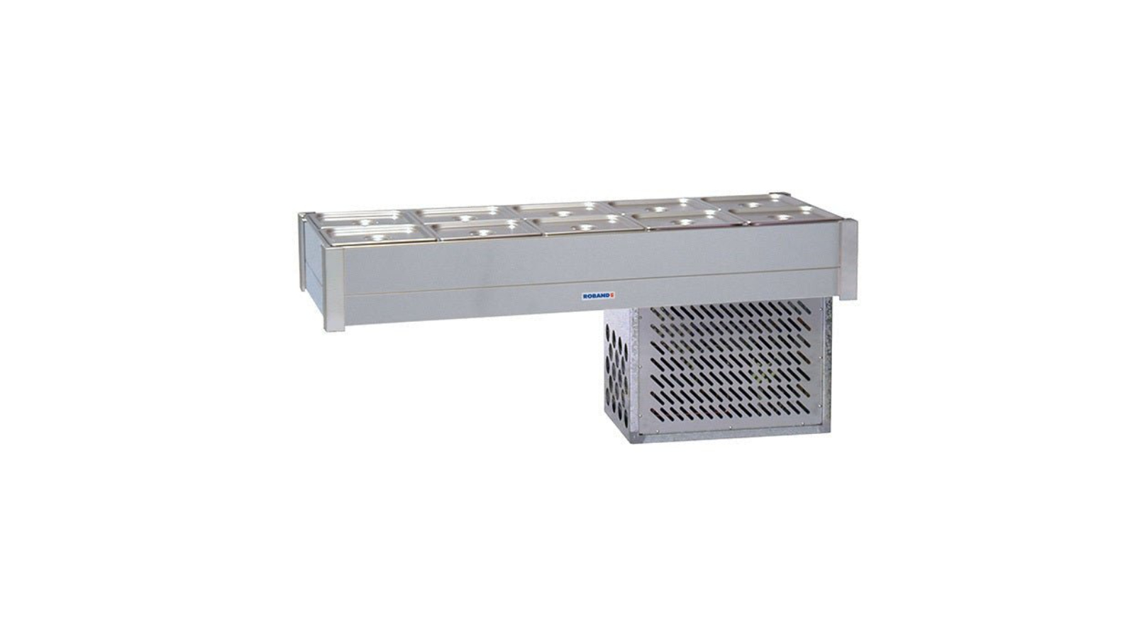 Roband 10 x 1/2 Size Double Row Refrigerated Bain Marie without Pan