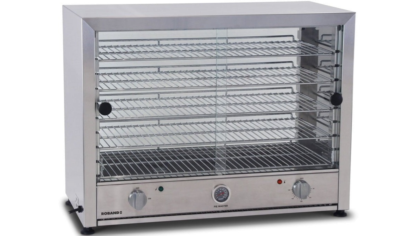 Roband PM100 Glass Door Single Side Pie/Food Warmer