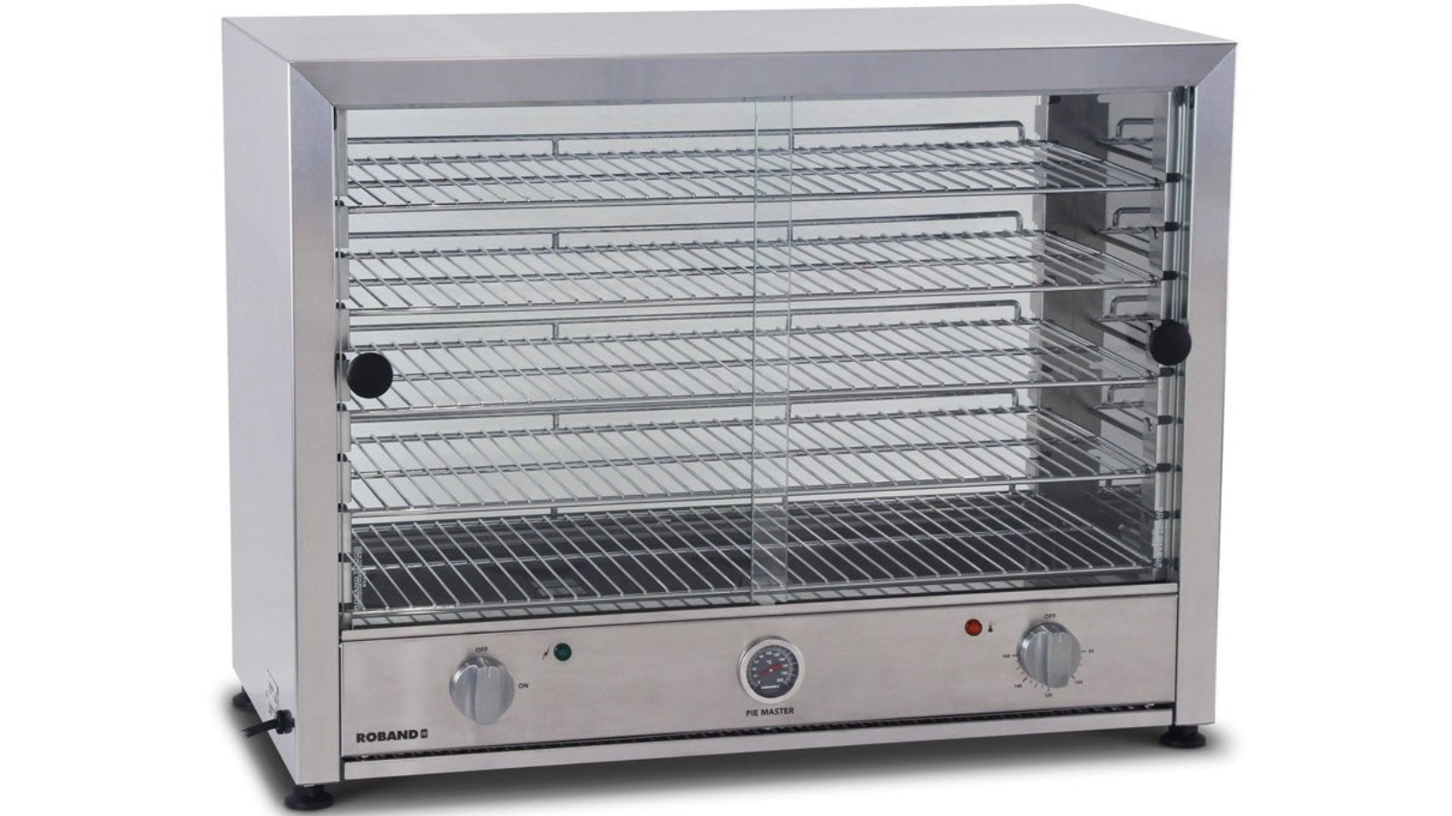 Roband PM100G Glass Door Both Side Pie/Food Warmer