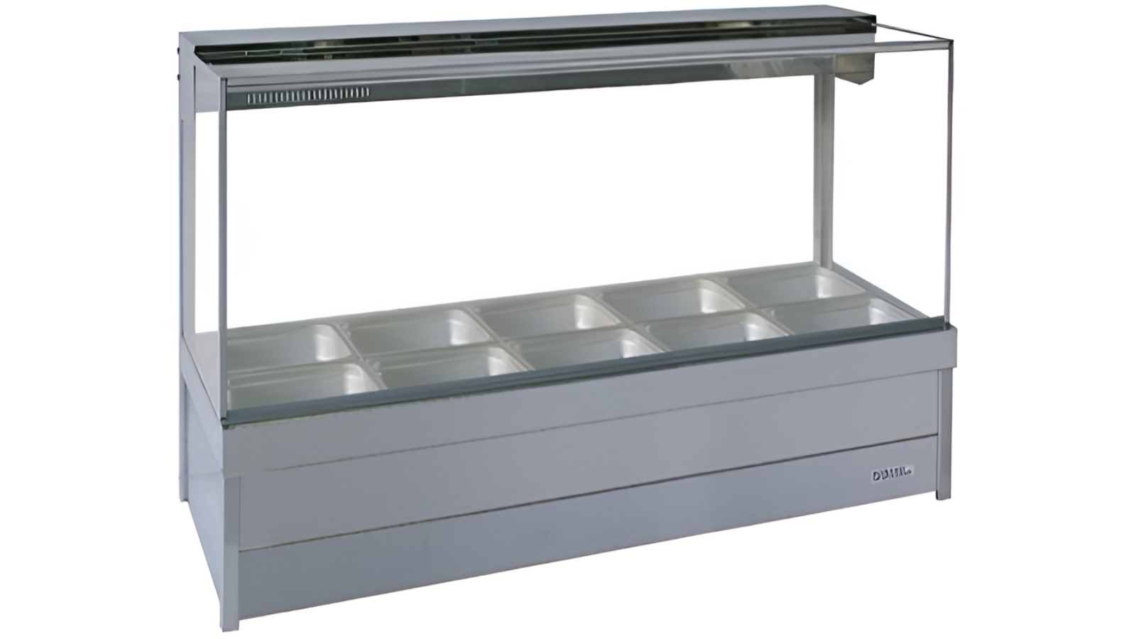 Roband 10 Pan Double Row Hot Food Display Bar