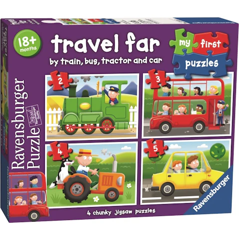 Ravensburger Travel Far My First Puzzle 2 3 4 5-Pieces