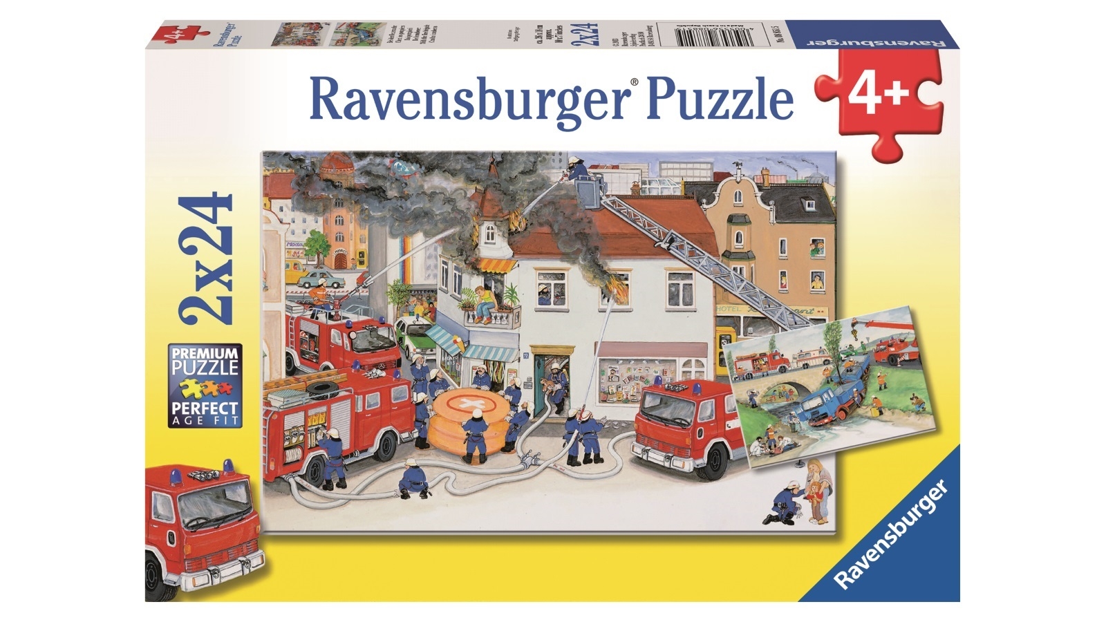 Ravensburger 2x24 Piece Busy Fire Brigade Jigsaw Puzzle