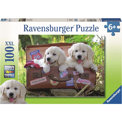 Ravensburger 100 Piece Travelling Puppies Puzzle