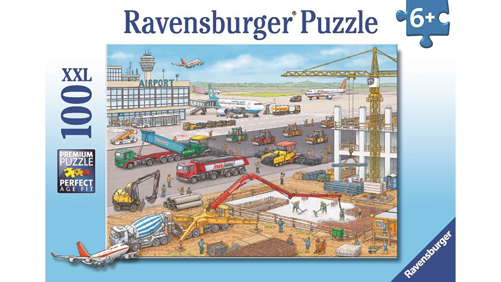 Ravensburger 100 Piece Airport Construction Site Puzzle