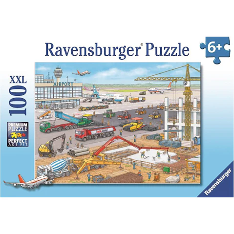 Ravensburger 100 Piece Airport Construction Site Puzzle