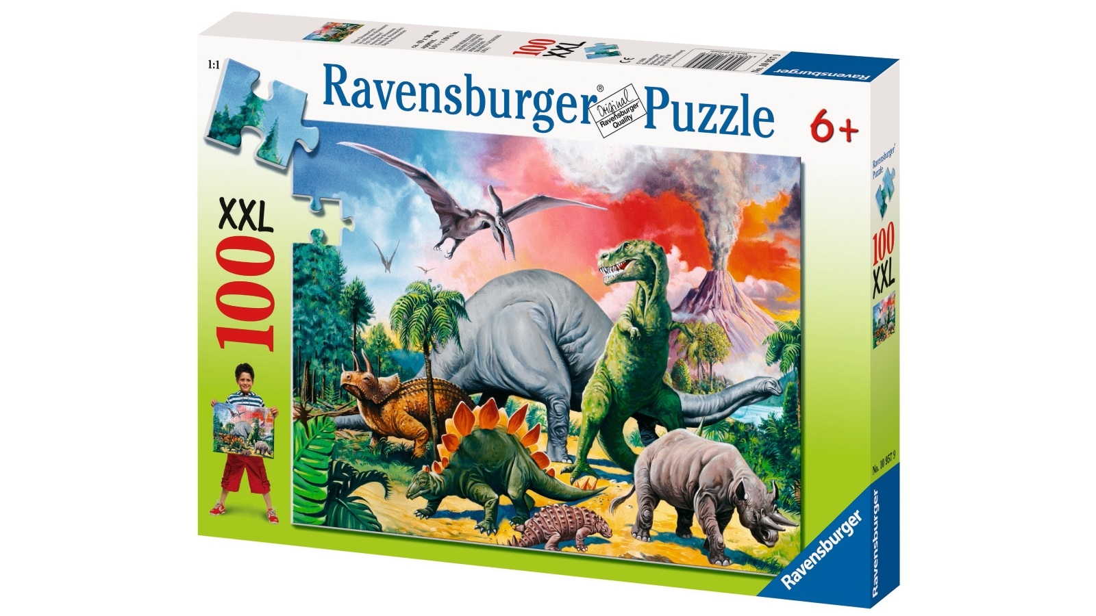 Ravensburger 100 Piece Among the Dinosaurs Jigsaw Puzzle